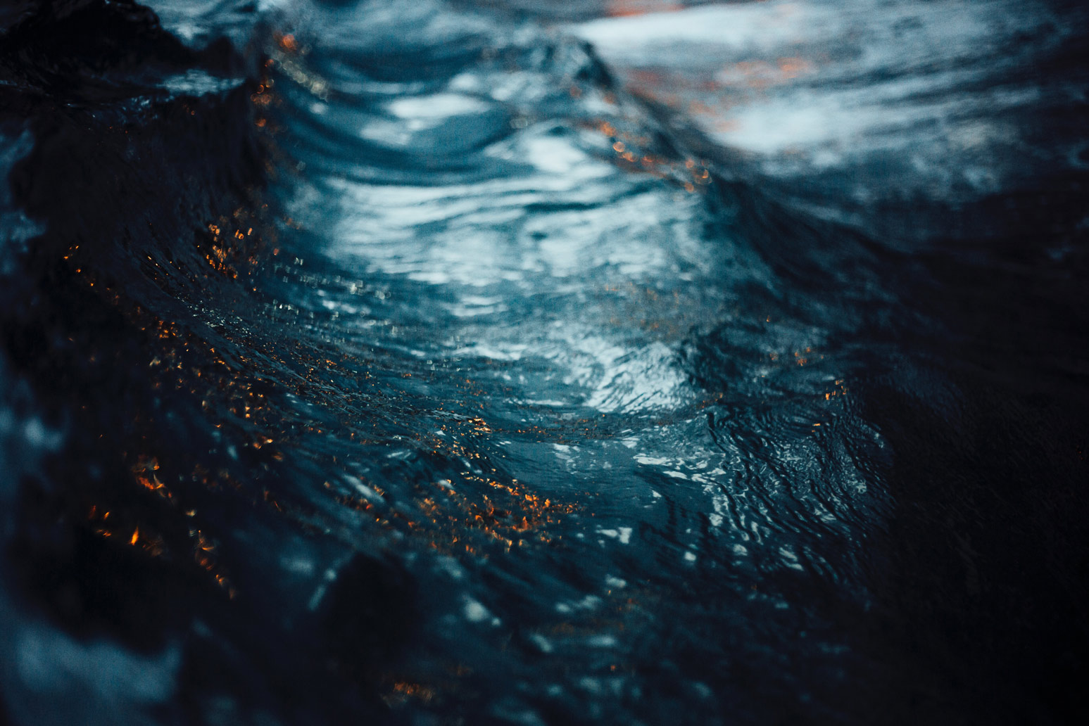 Dark blue Water